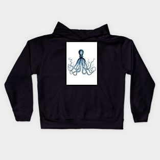 cuttlefish design Kids Hoodie